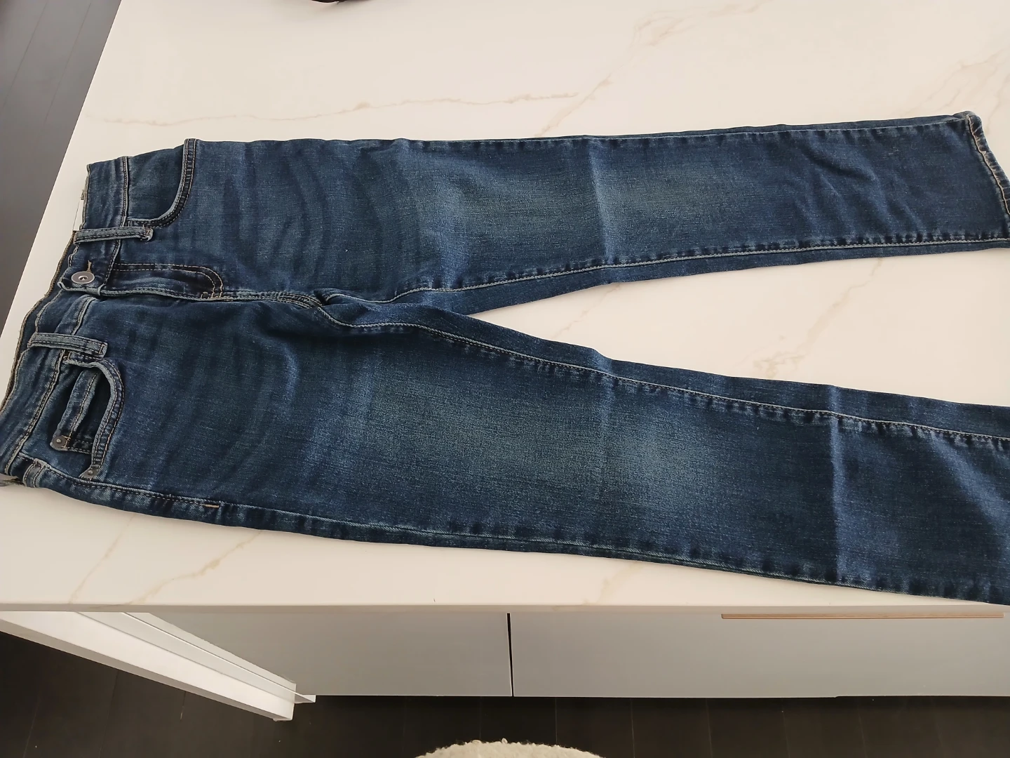 Kids blue denim jeans size 8
