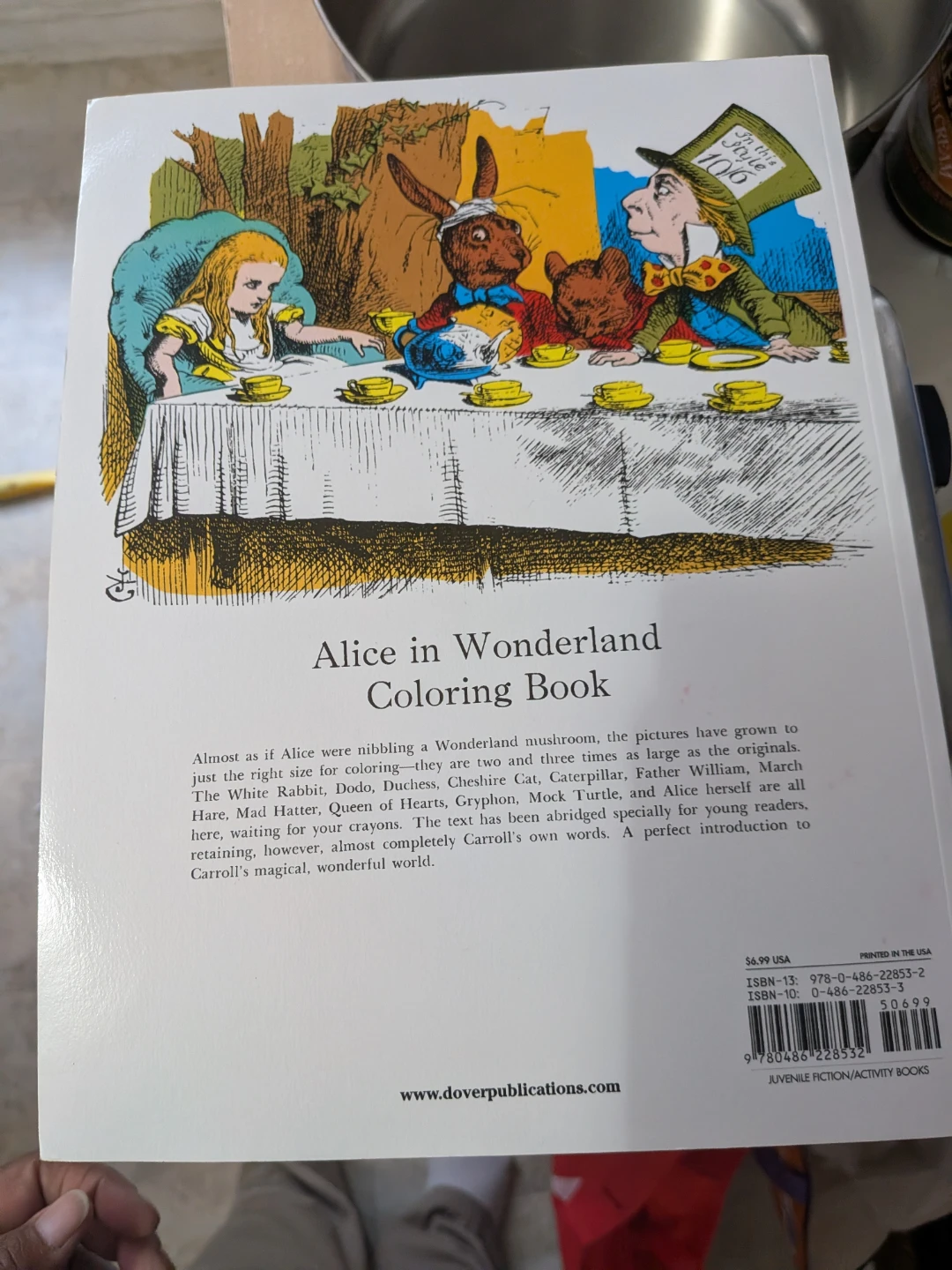 Alice in Wonderland Coloring Book by Lewis Carroll - photo 3