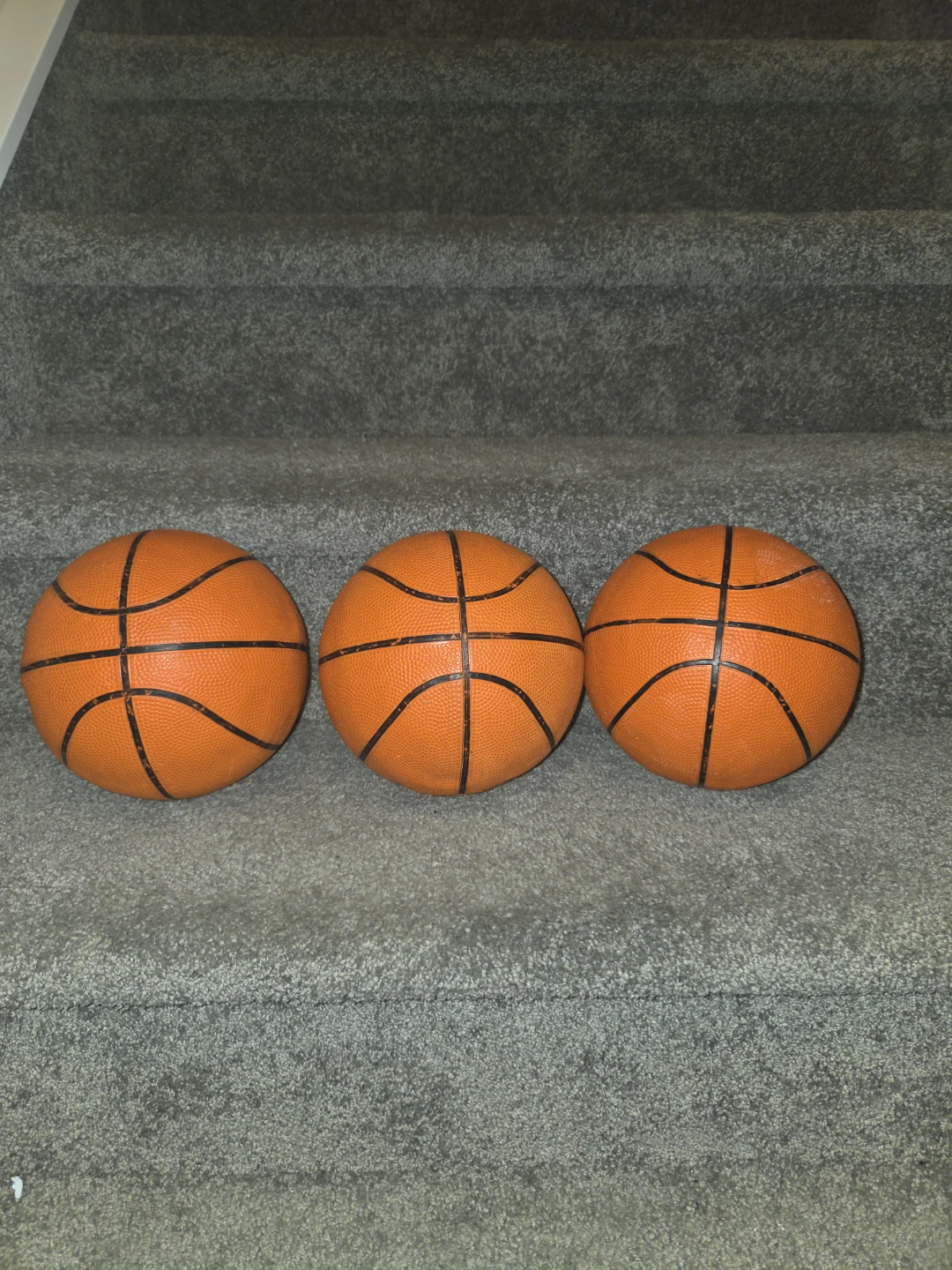 Three mini Basketballs
