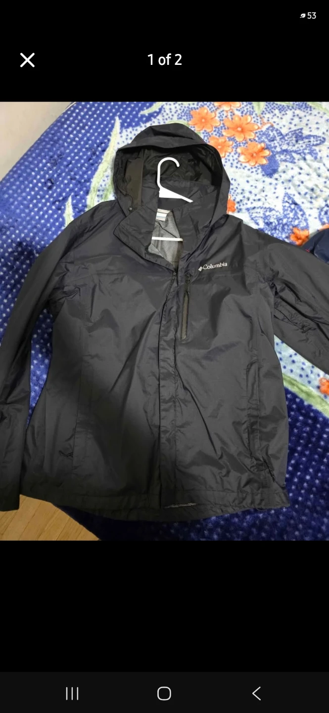 Columbia  Rain Jacket Black