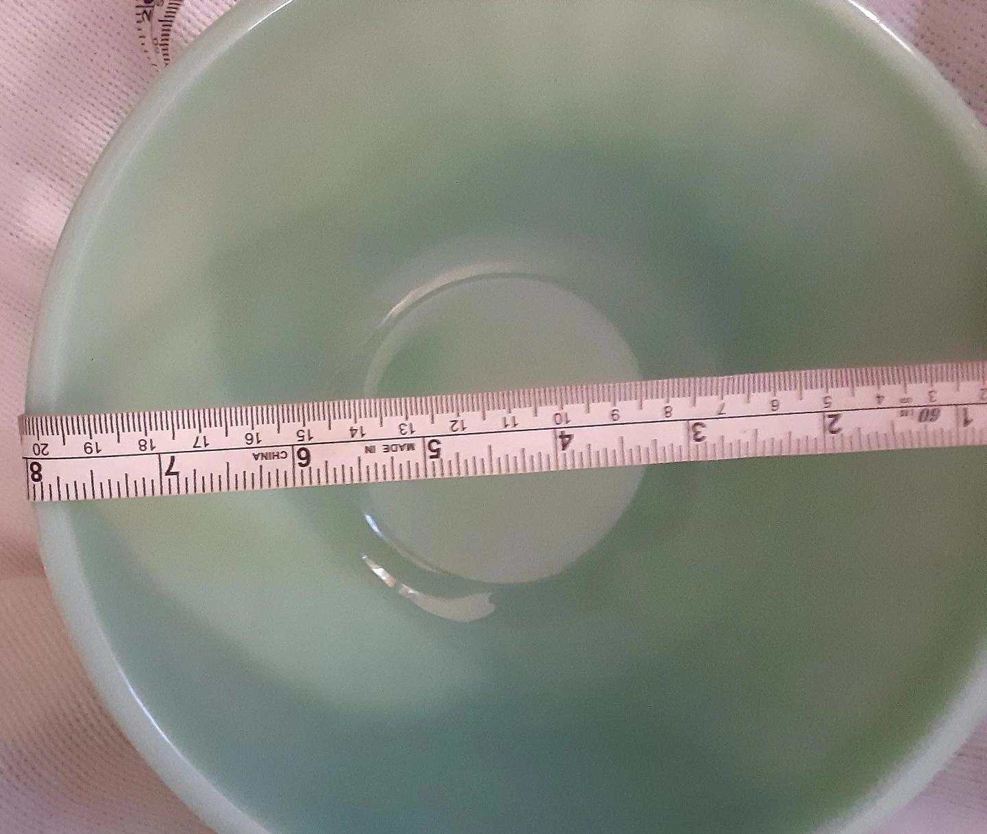 Fire-King Jadeite Swirl Mixing Bowl - photo 3
