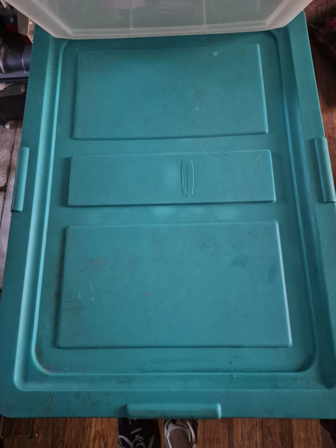 Rubbermaid 44 qt Clear Storage Bins - photo 3