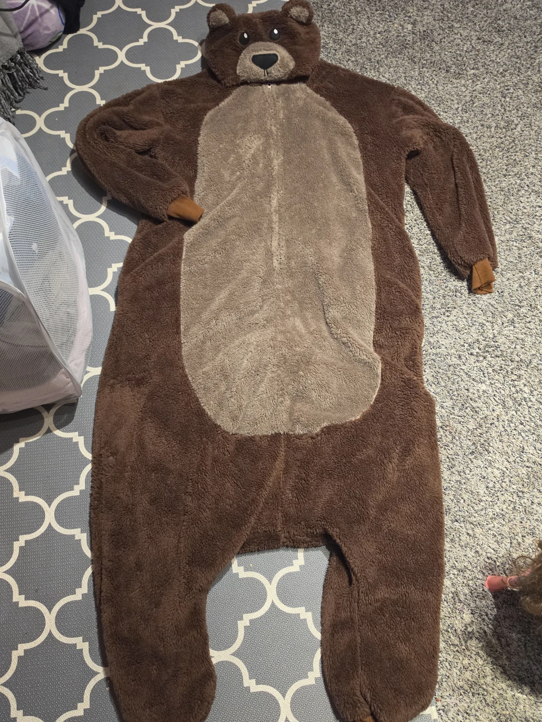 2xl-3xl teddy bear one piece costume