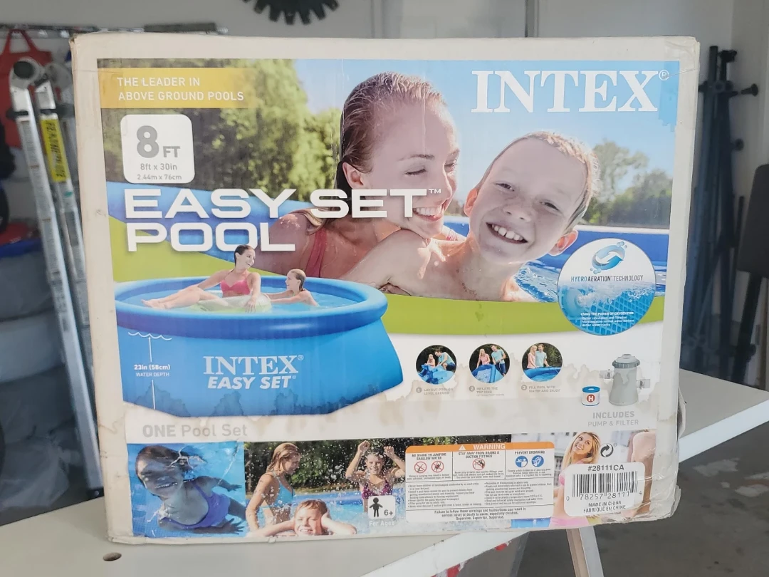 Intex Easy Set Above Ground Pool 8ft x 24in