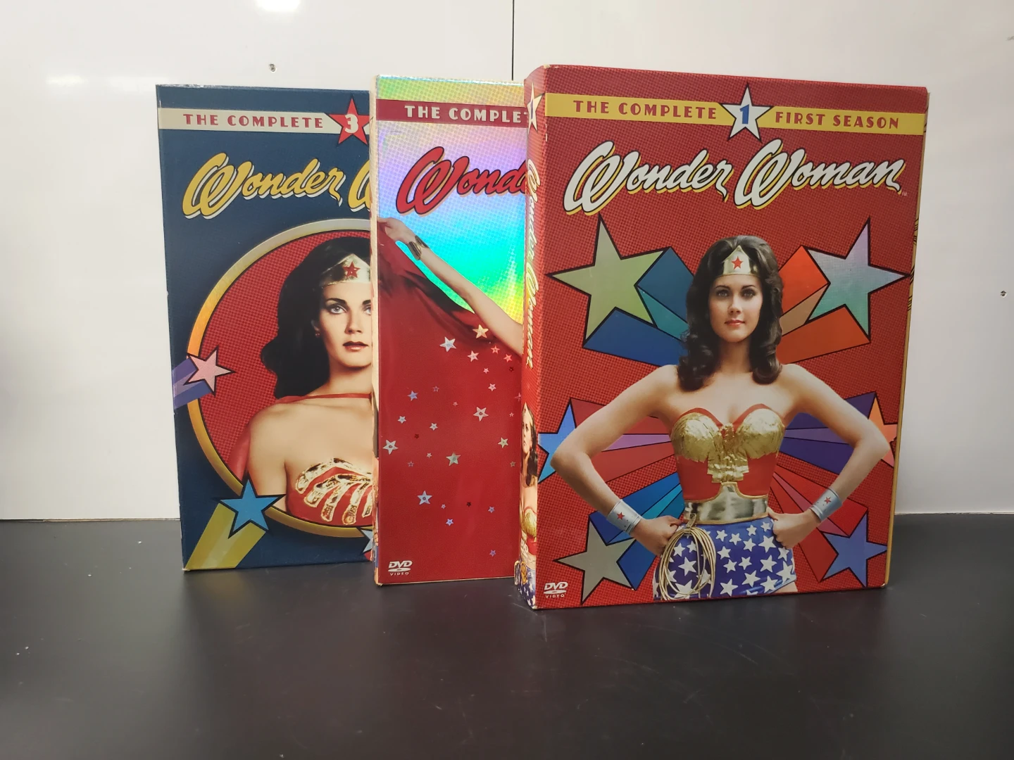 Wonder Woman Complete Seasons 1, 2, and 3 DVD Sets