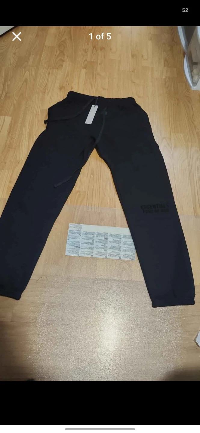 Essentials Fear of God Sweatpants - Black - Large