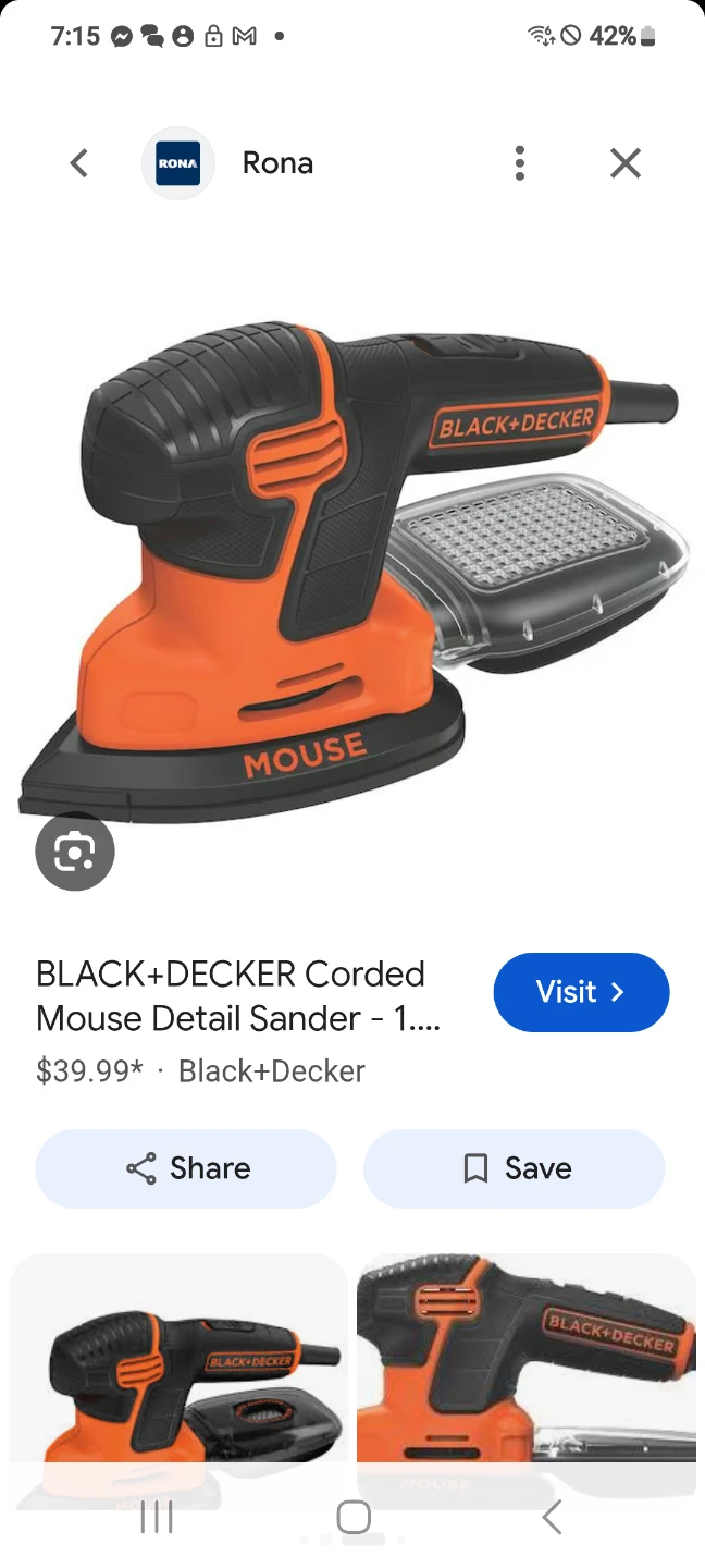 Black+Decke Detail electric Sander