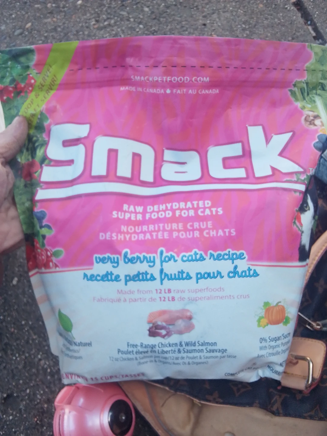 Smack Raw Dehydrated Cat Food - Very Berry