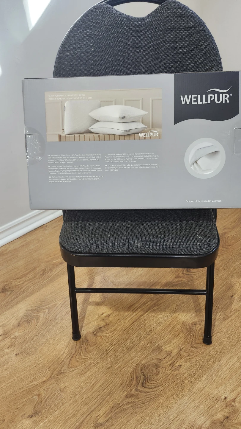 Unopened Wellpur Husnes Memory Foam Pillow - photo 2