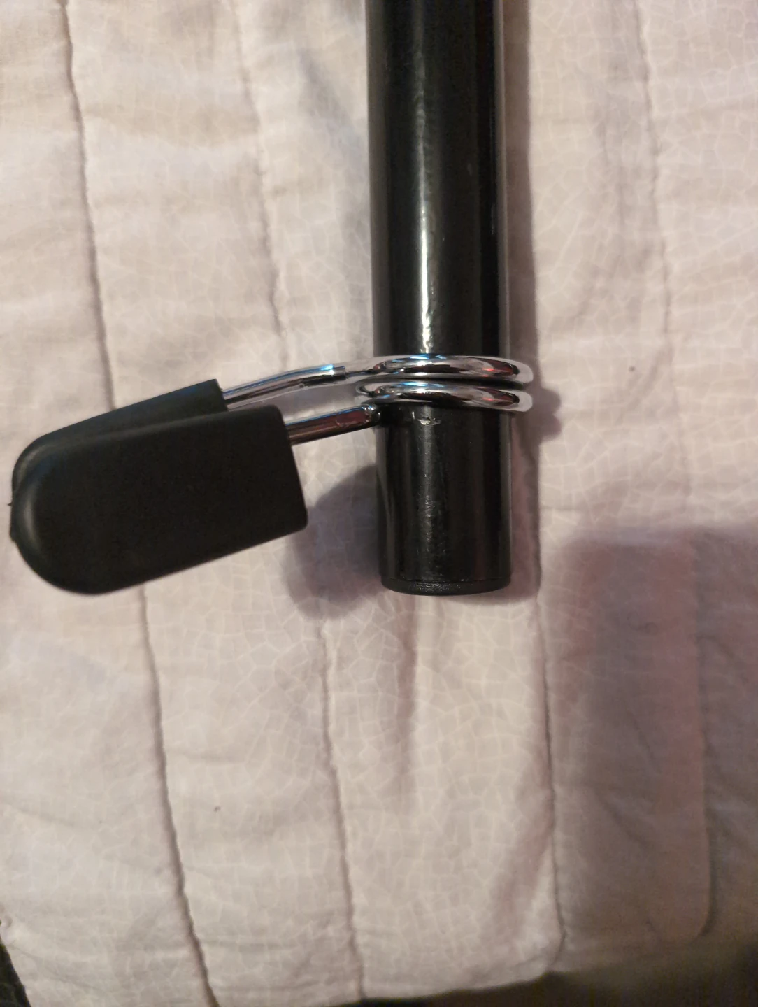 Pair of black dumbbell handles - photo 2