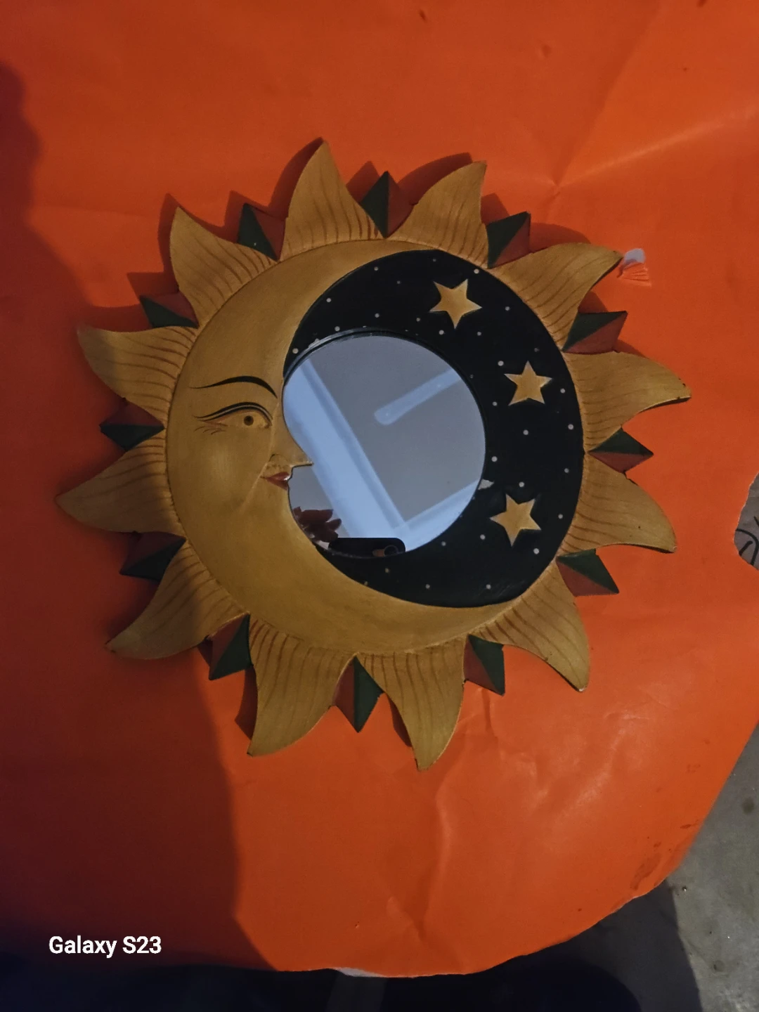 Sun and Moon Wall Mirror
