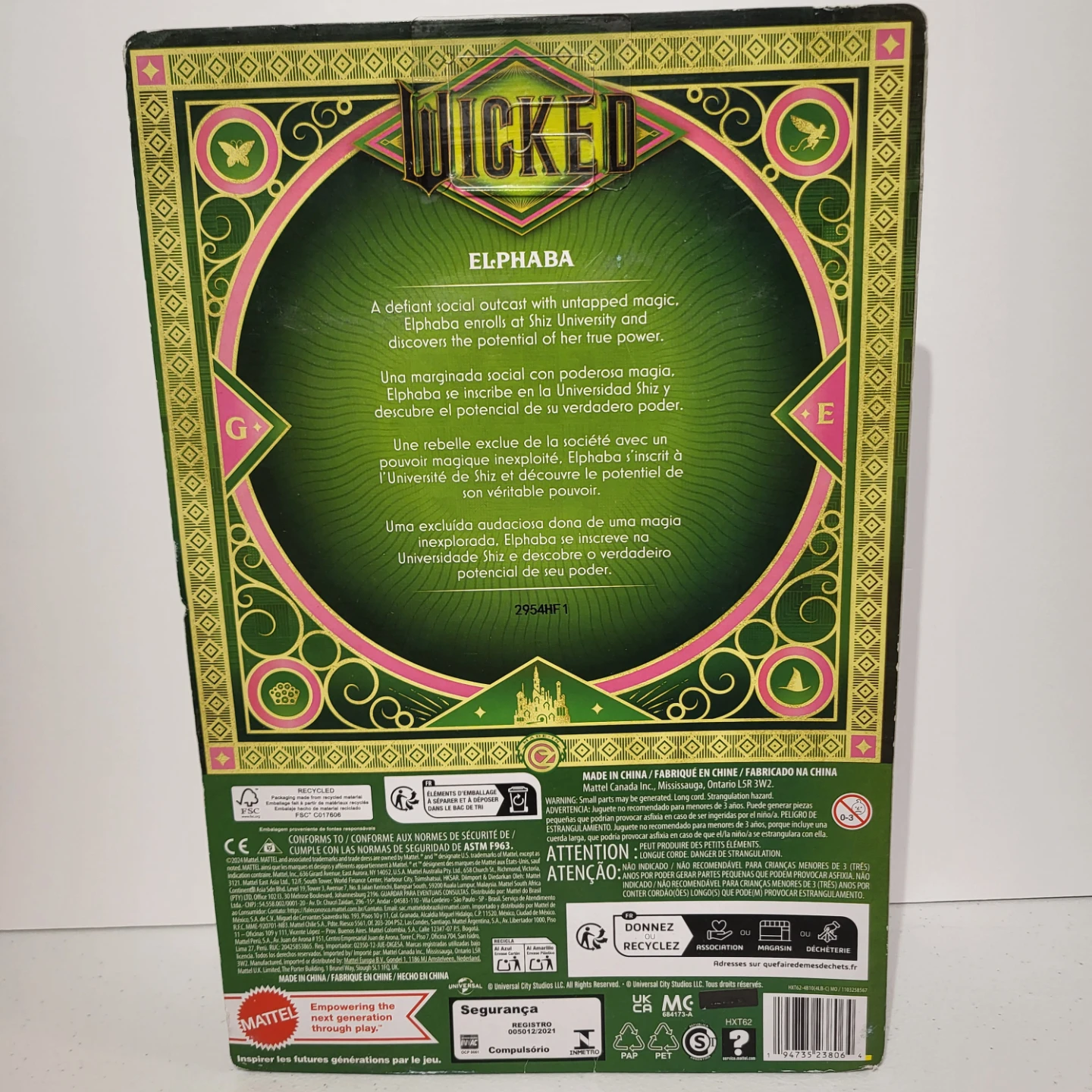 Mattel Wicked Elphaba Doll - photo 2