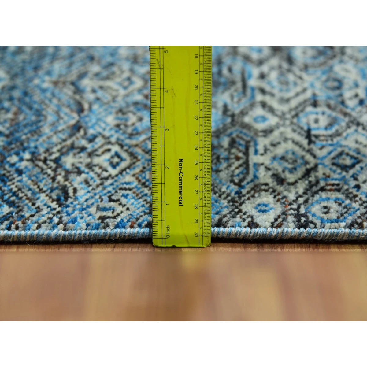 Genuine Hand Knotted Modern Oriental Runner Rug - photo 2