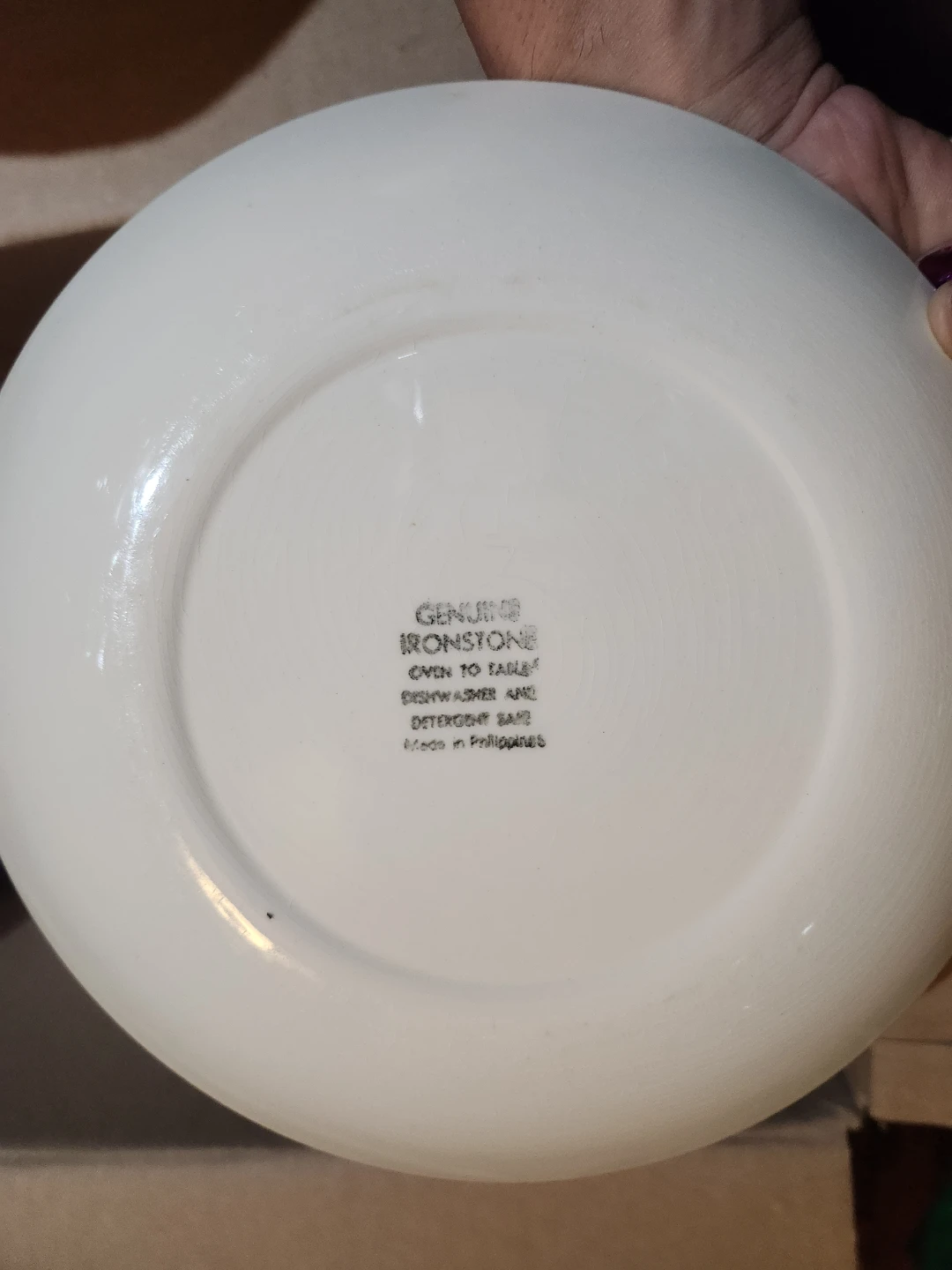 Genuine Ironstone Plate