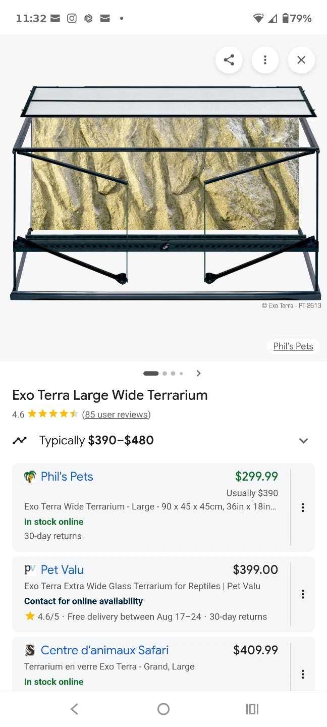 Exo Terra Large Wide Terrariums - photo 2