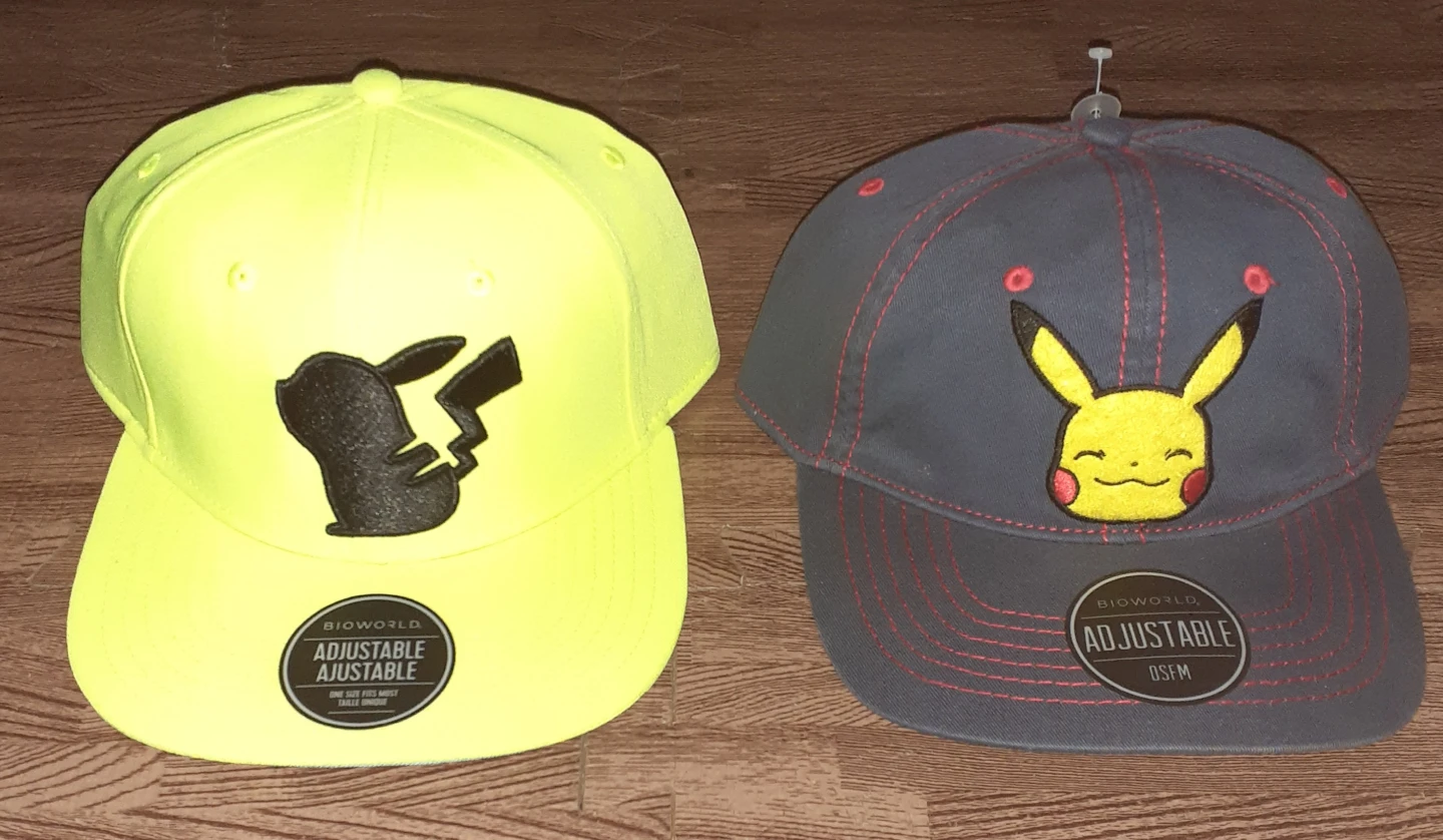 Two BioWorld Pokemon Pikachu Caps BRAND NEW ALL FOR $10