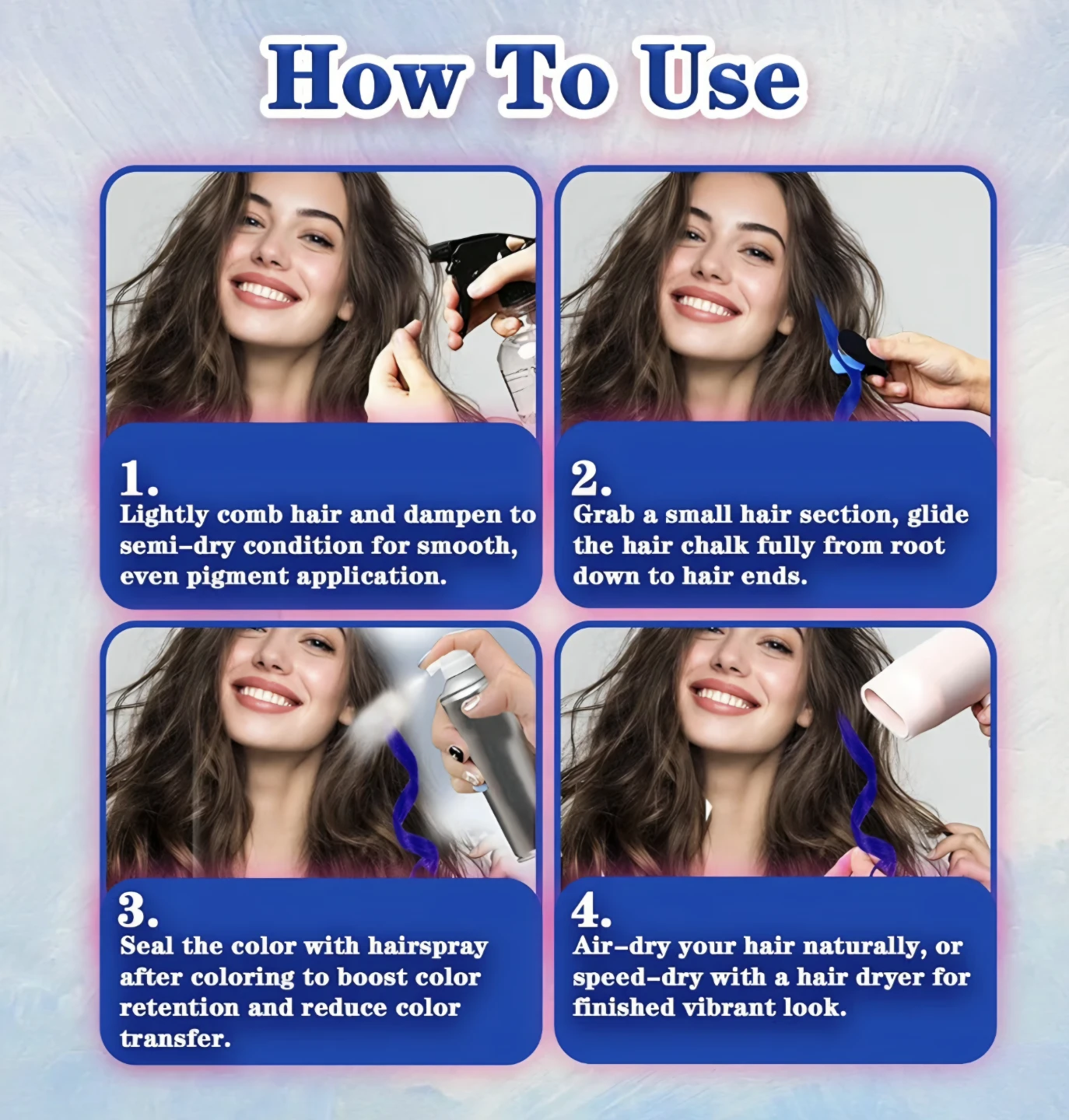 Hair Color Chalk For Kids/Girls - photo 3