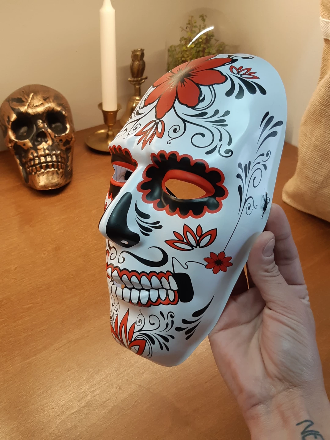 Day of the dead Sugar Skull Halloween mask - photo 4