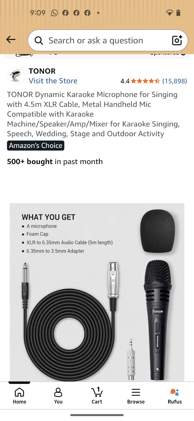 TONOR Dynamic Karaoke Microphone - photo 5