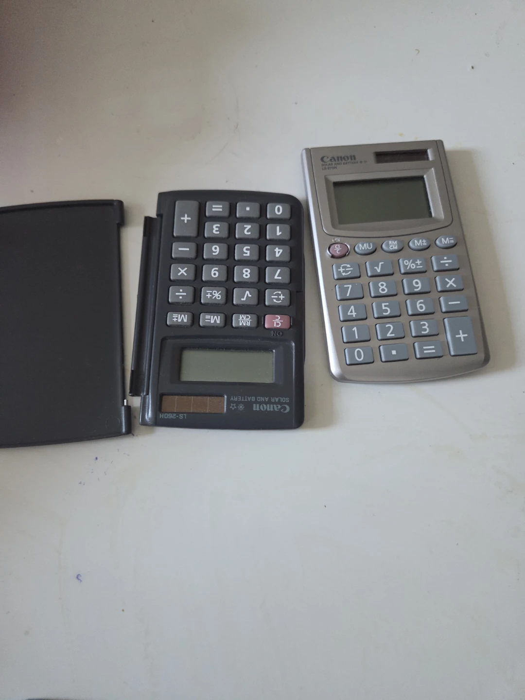 Two Canon Calculators LS-260H and LS-270H - photo 5