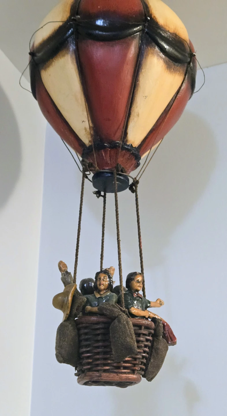 1970's Allan Agohob 20" Hanging Hot Air Balloon - photo 3