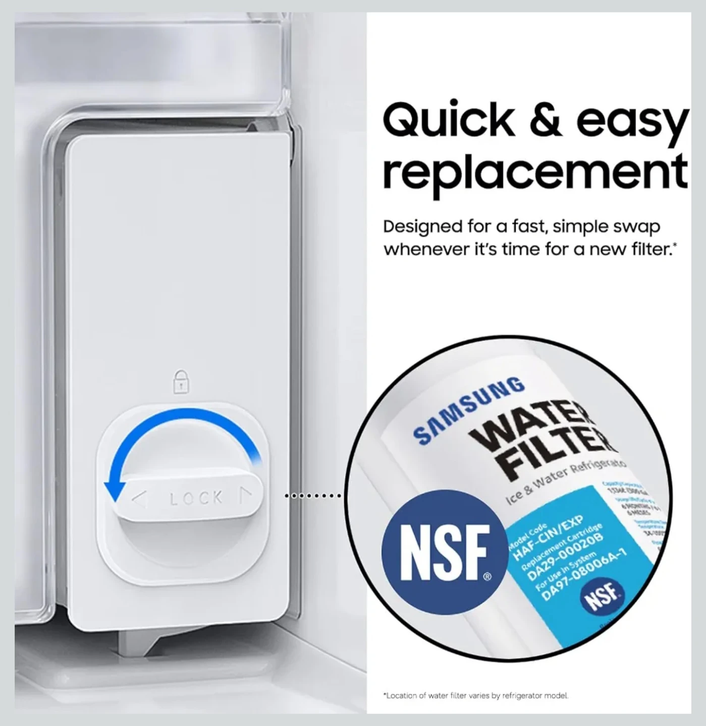 Samsung HAF-CIN/EXP Refrigerator Water Filter DA29-00020B - photo 3