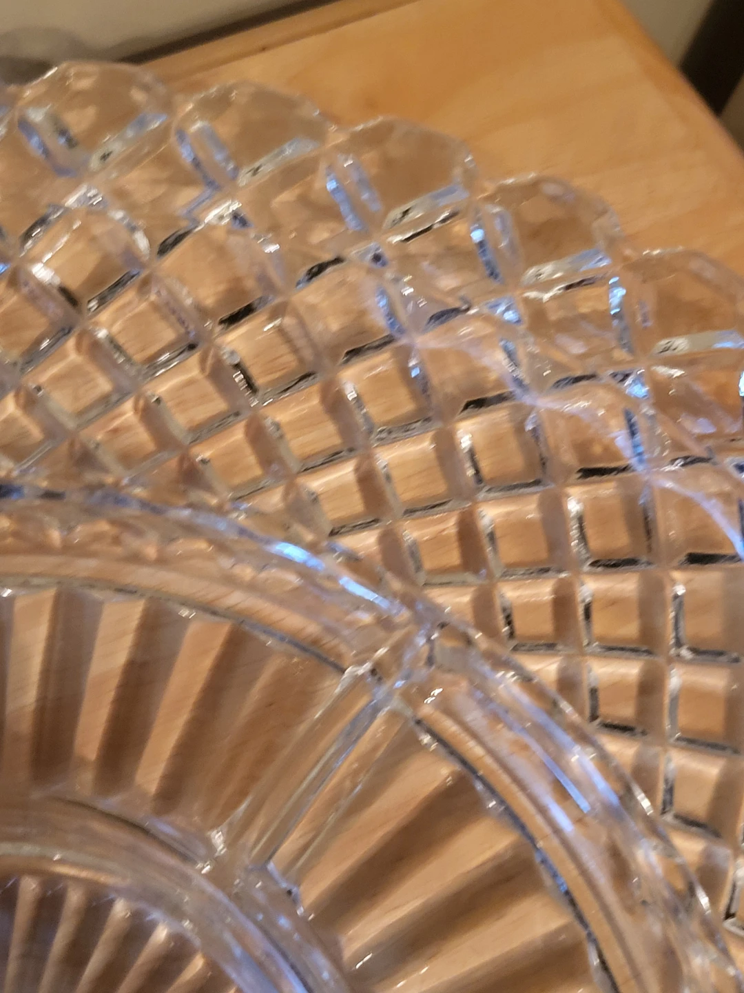 Vintage Anchor Hocking Waterford Glass Platter - photo 3