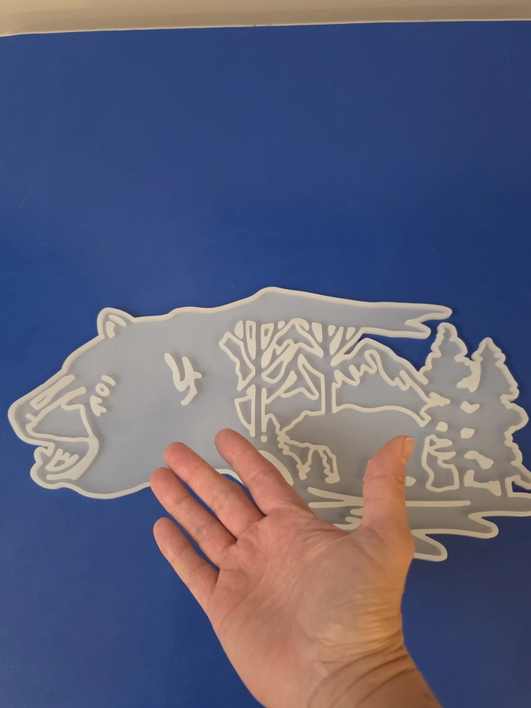 Bear-themed silicone resin mould - photo 2