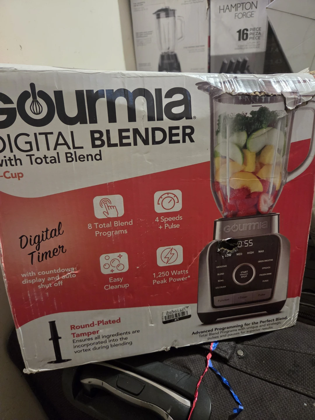 Gourmia Digital Blender with Total Blend