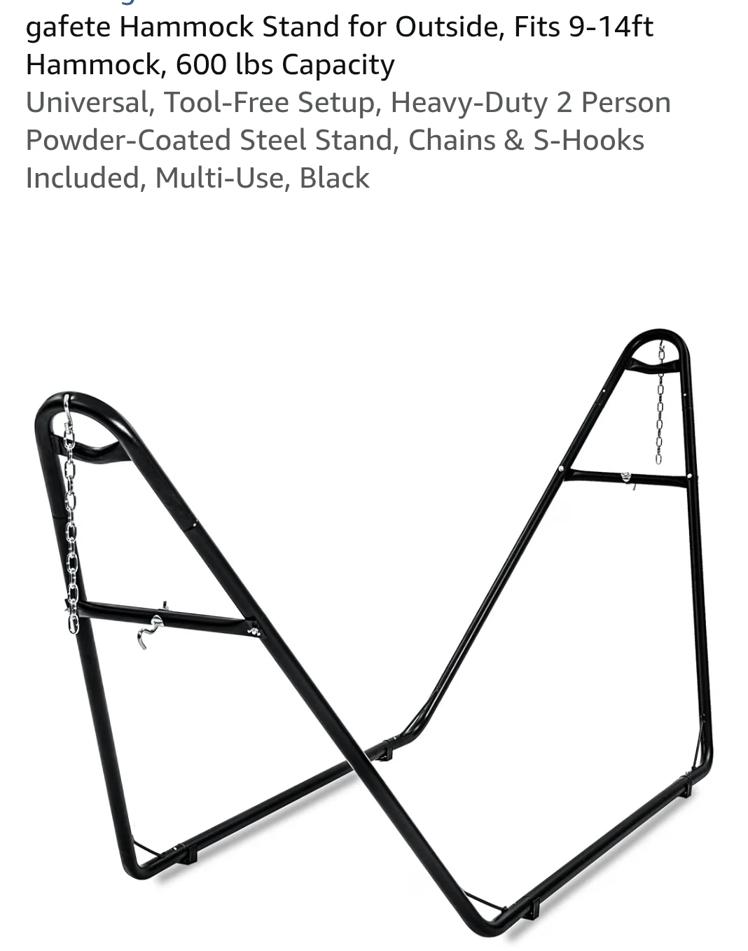 Universal Hammock Stand