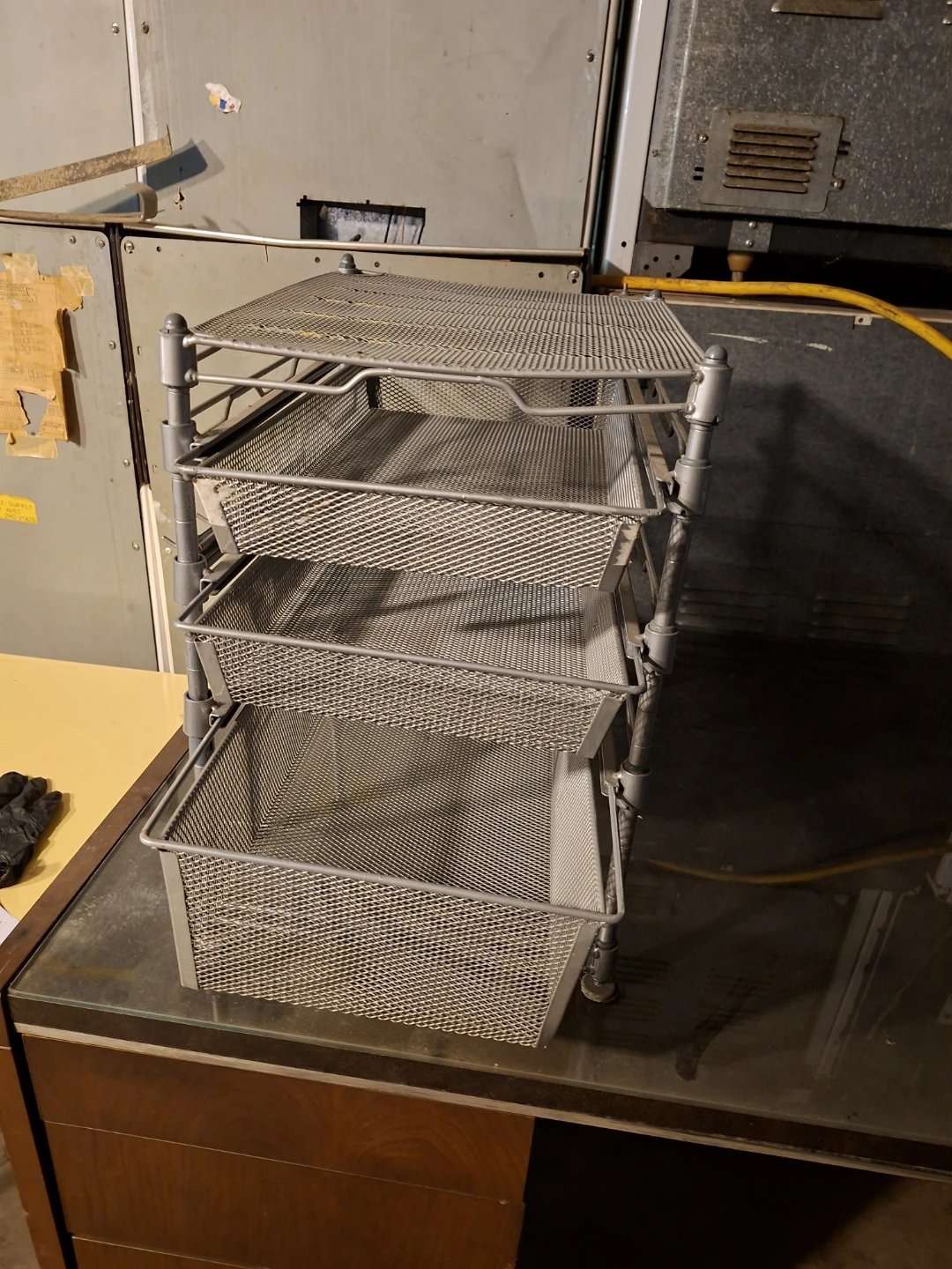 3-Tier Metal Mesh Storage Organizer - photo 2