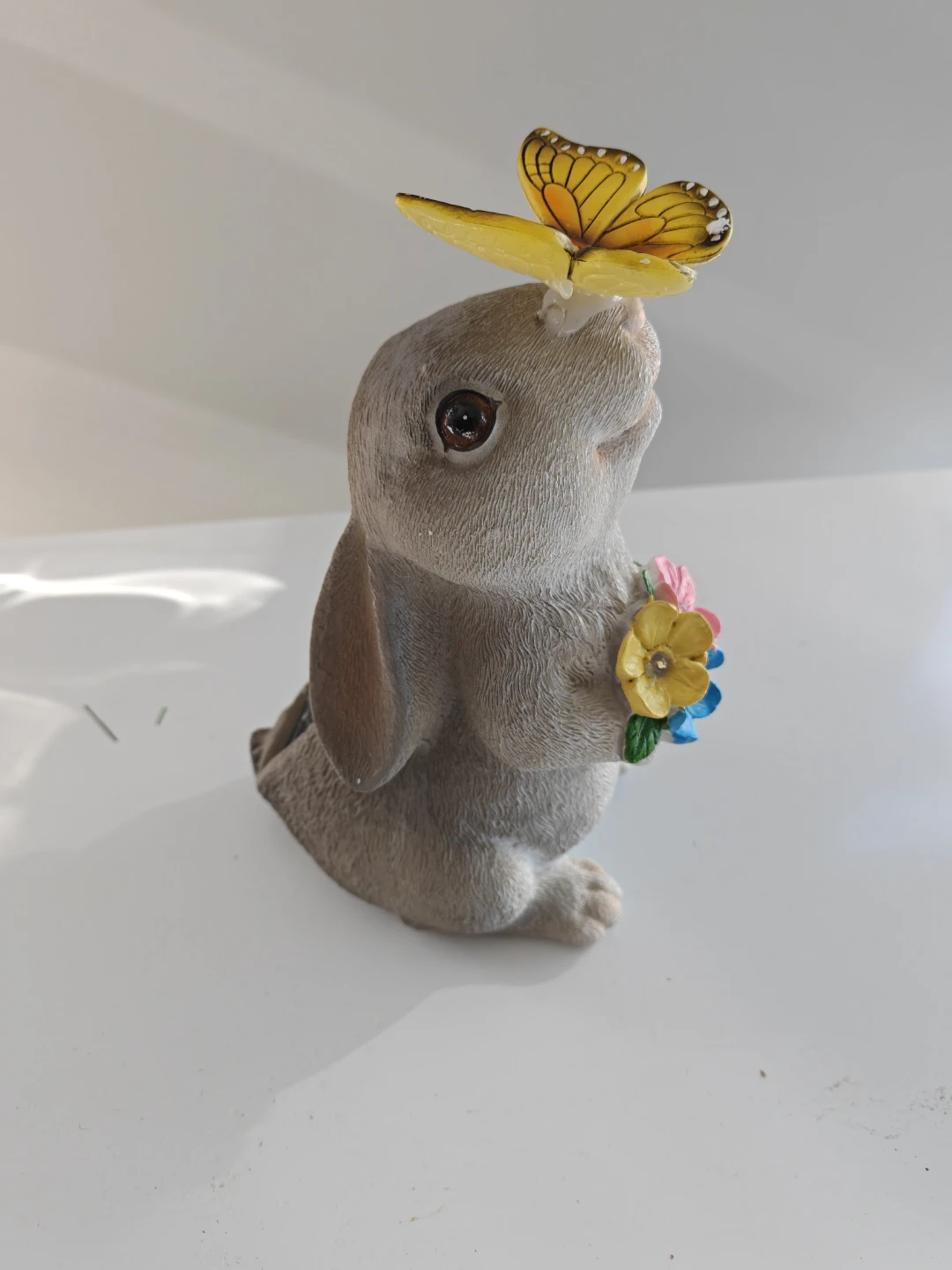 Solar-Powered Bunny Garden Figurine - photo 2