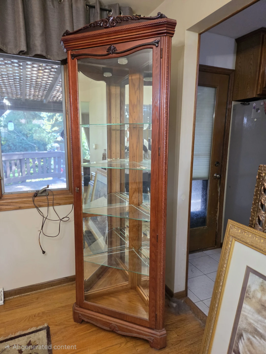 Corner Curio Cabinet