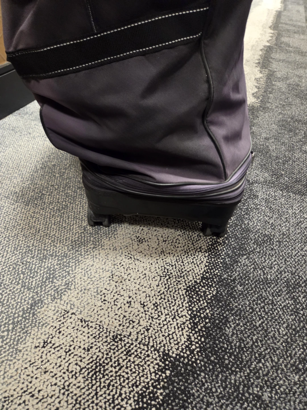 Black Rolling Duffle Bag - photo 2
