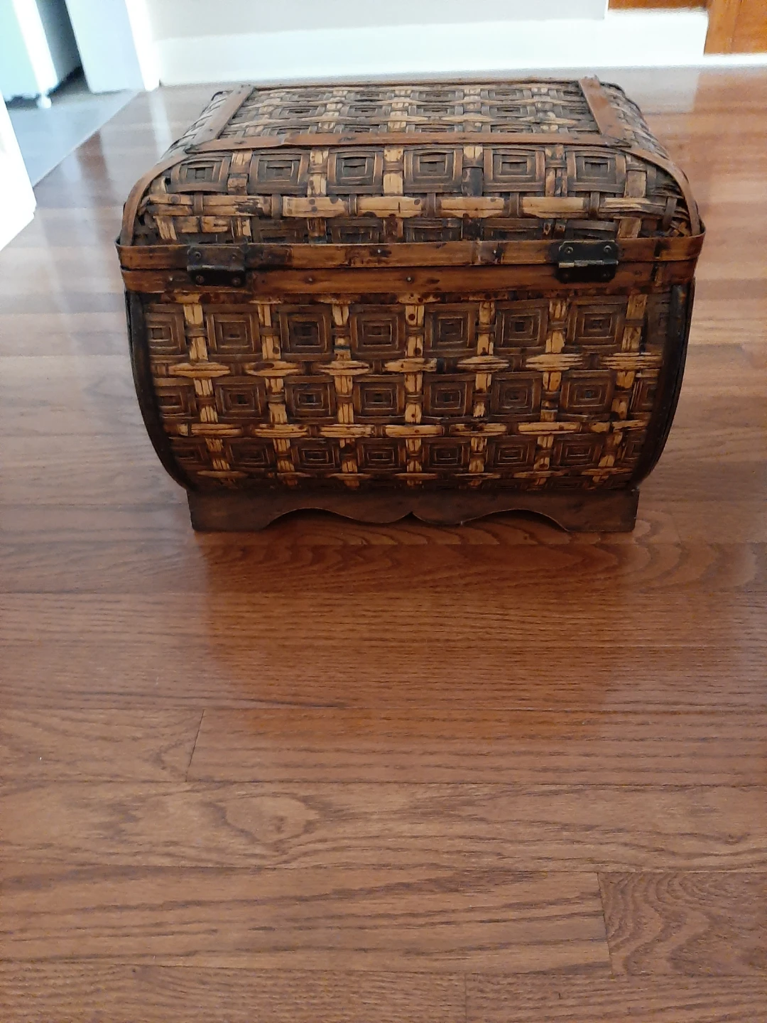 Woven Bamboo Storage Chest - photo 4
