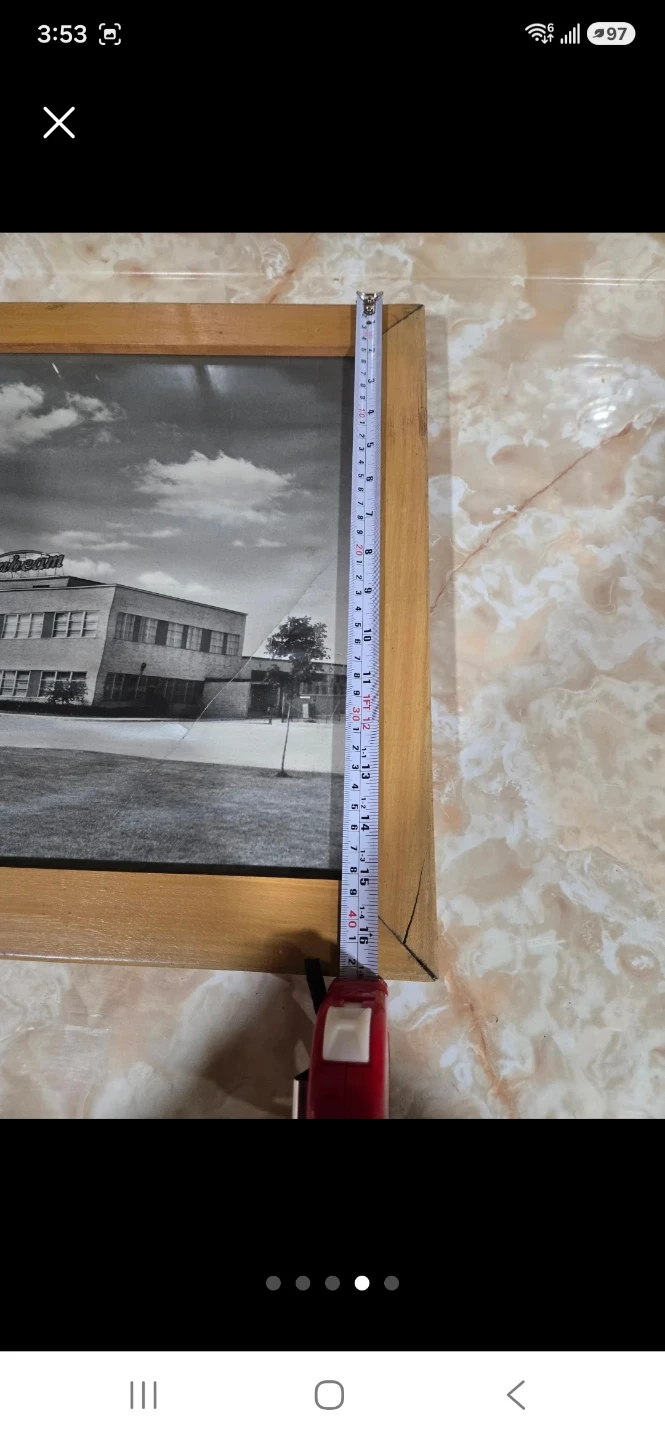 Vintage Sunbeam Factory Framed Photo - photo 4