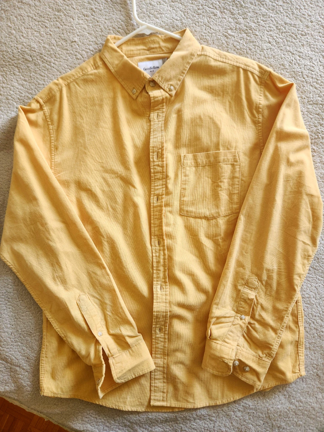 Goodfellow & Co. Cream Corduroy Shirt
