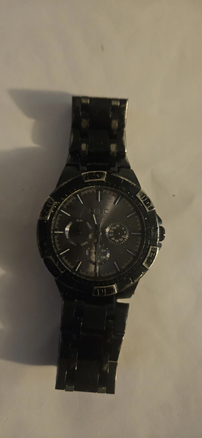 Relic Black Multifunction Watch