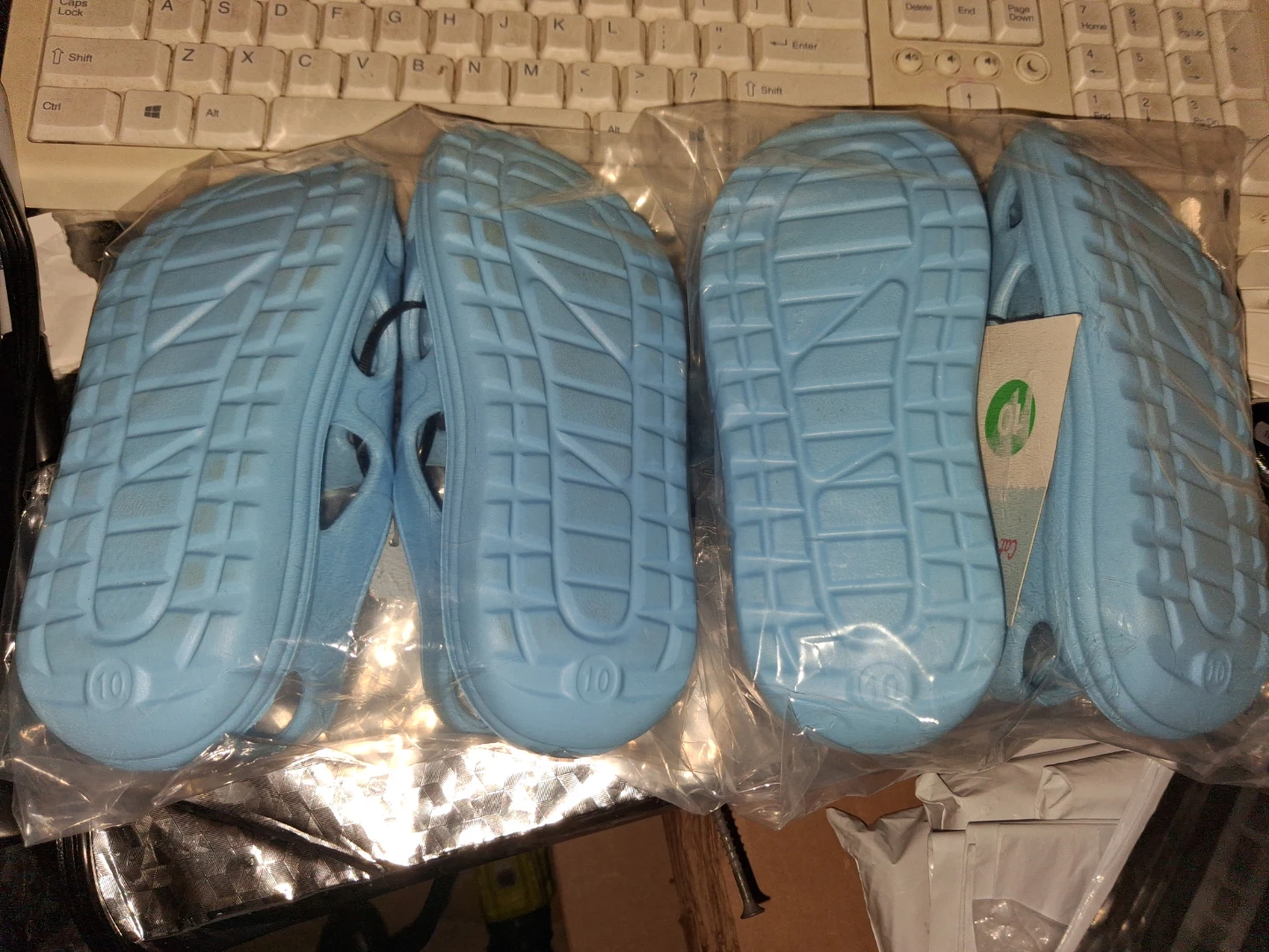 Cat & Jack Toddler Water Sandals Blue Size 10 - photo 2