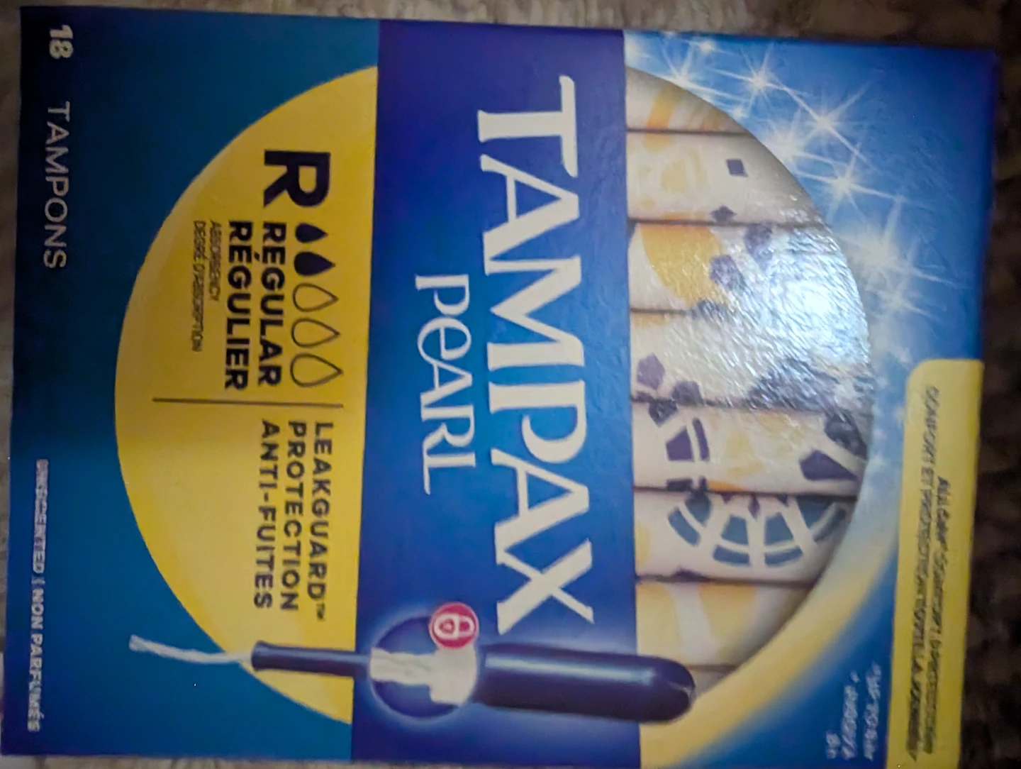 Tampax Pearl Regular Tampons 18 Count $3 ea or 2 for $5