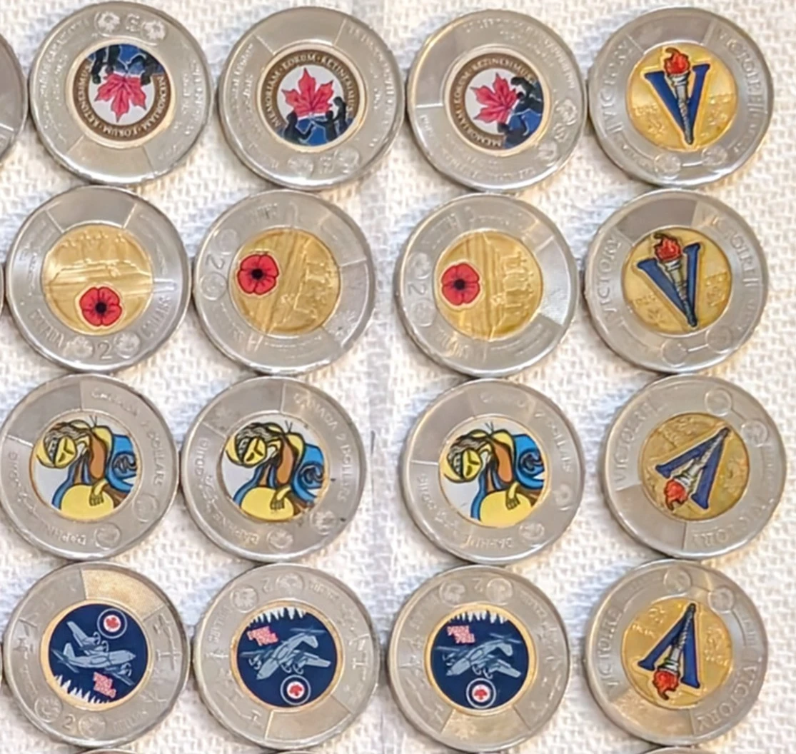 Collection of Canadian Two Dollar Coins - photo 3