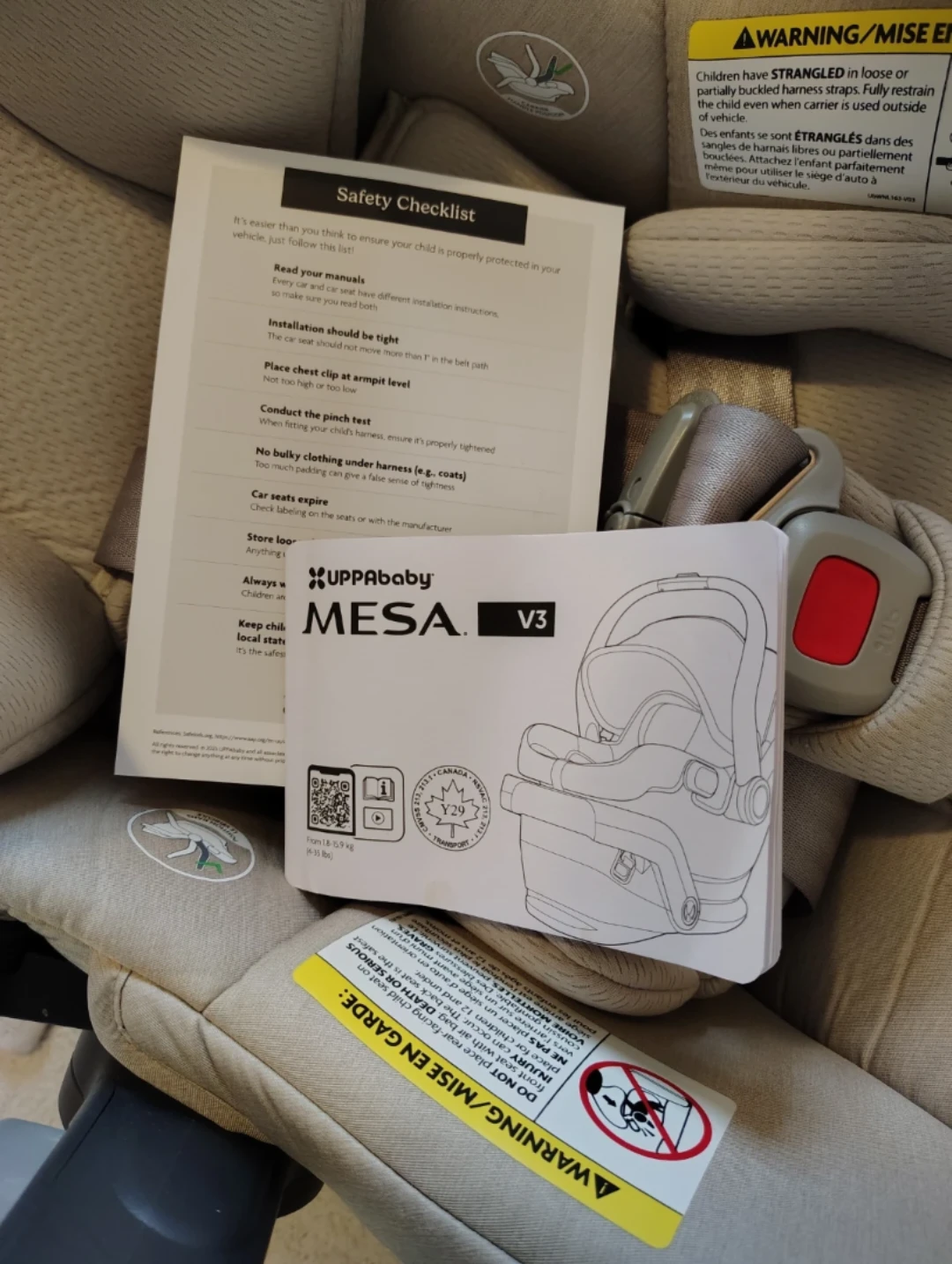 UPPAbaby MESA V3 Infant Car Seat with Base and Adapters - photo 3