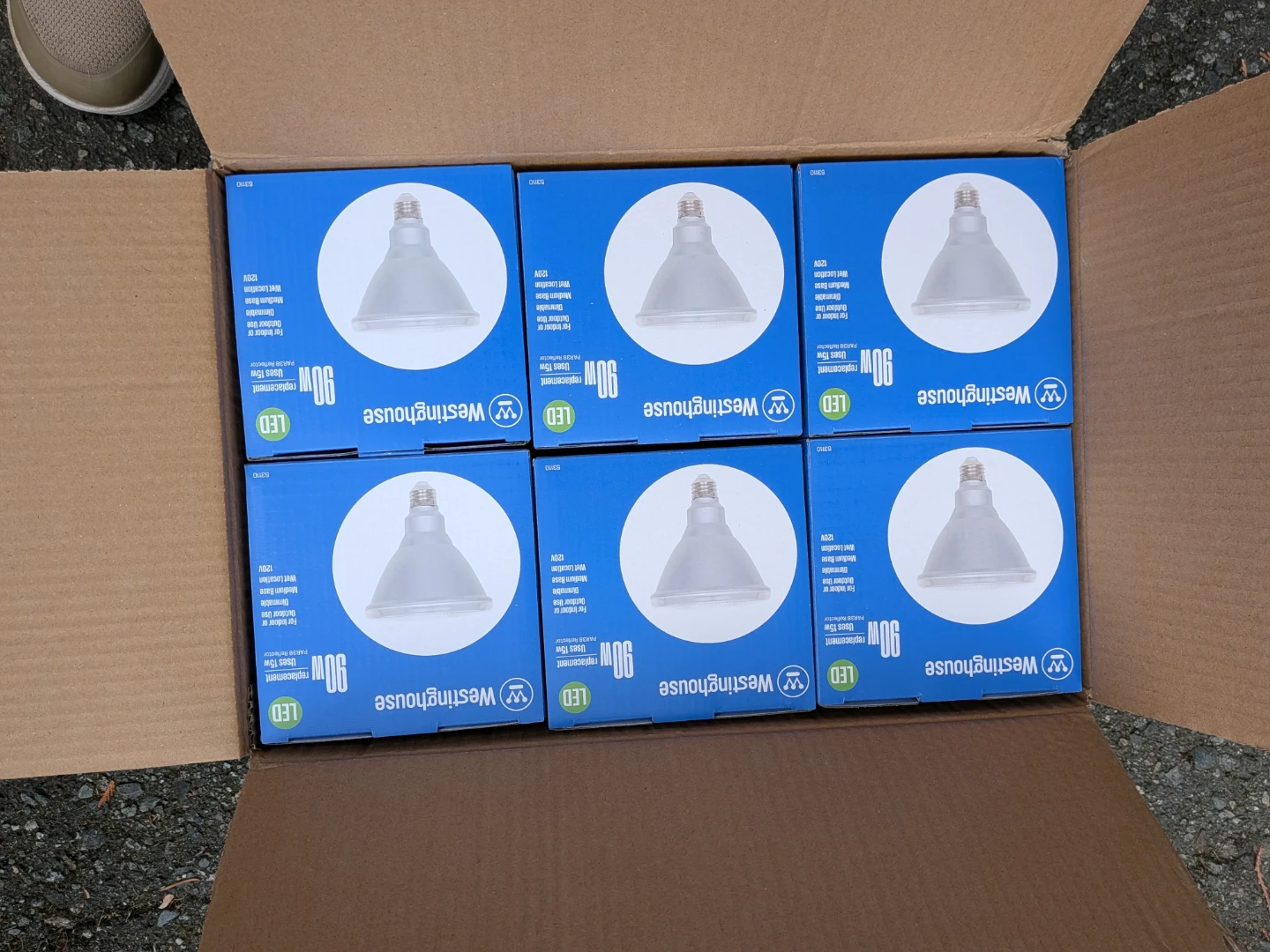 6 Westinghouse LED PAR38 Reflector Light Bulbs - photo 2