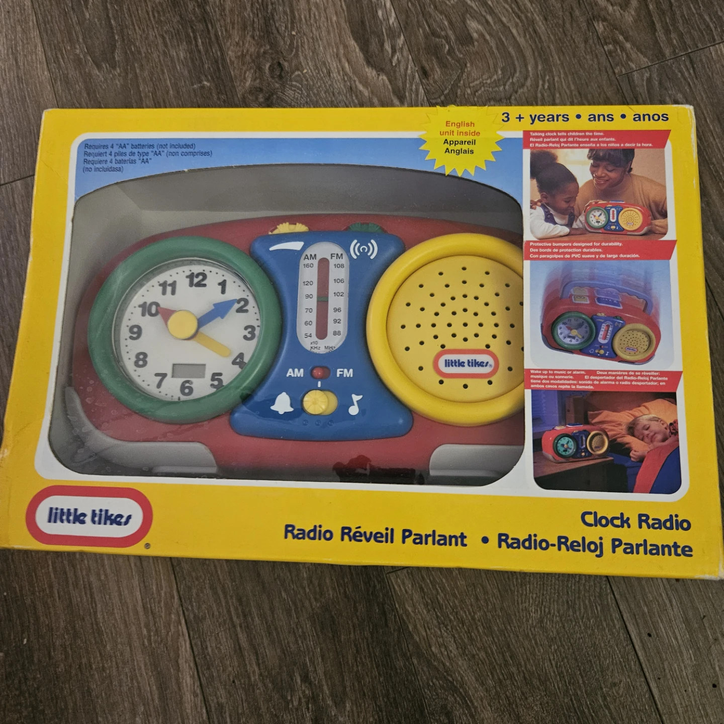 Little Tikes Talking Clock Radio 1996