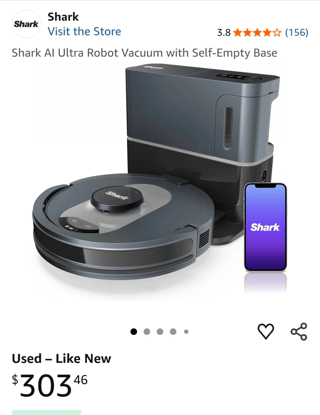 Shark AI Ultra Robot Vacuum with Self-Empty Base - photo 4