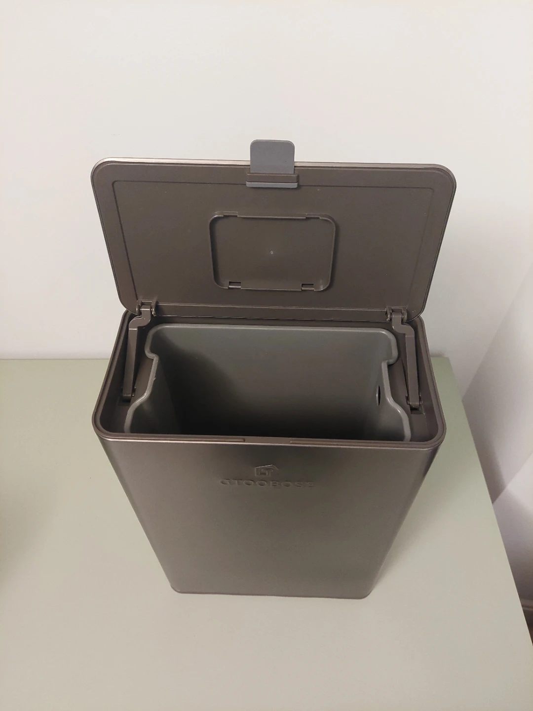 Stainless Steel Garbage Can (Lift Lid) - photo 3
