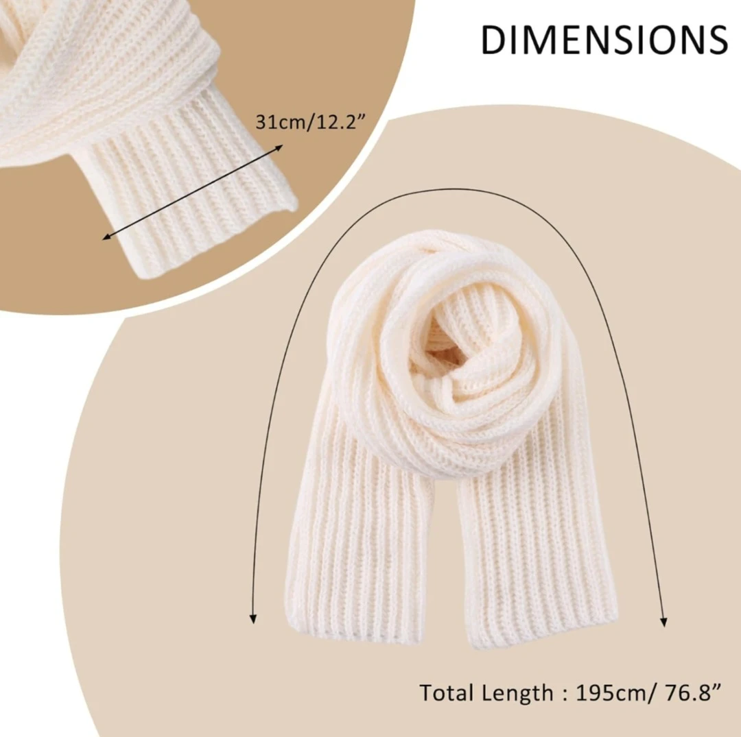 Peecabe Chunky Knit Winter Scarf - photo 4