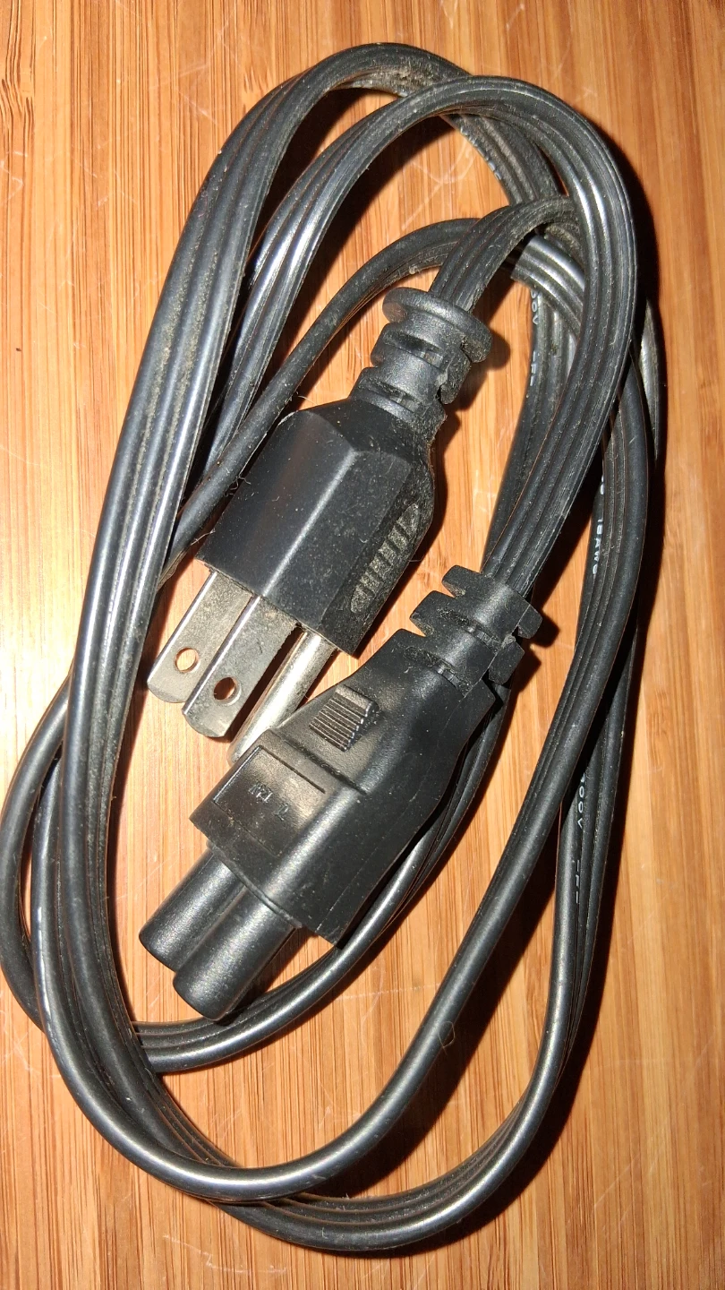 3-Prong Cloverleaf Power Cord