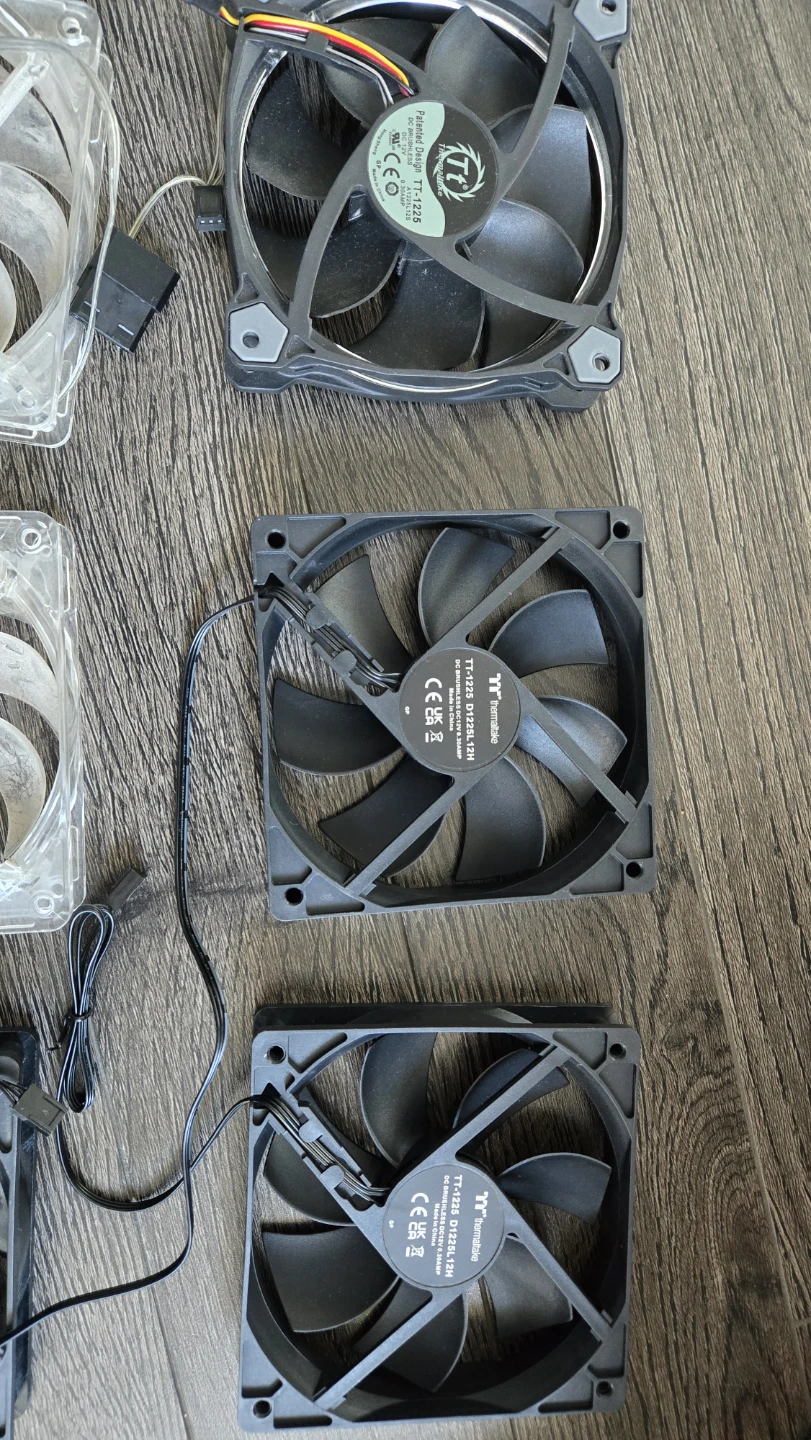 Assorted 120mm Computer Case Fans - Corsair, Thermaltake - photo 2