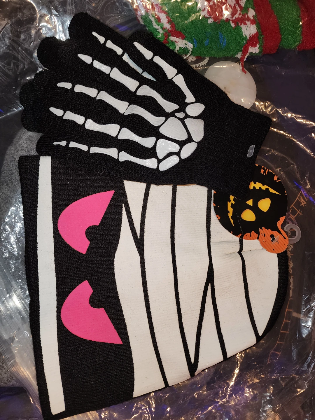 Joe Fresh Kids Skeleton Halloween PJ Costume Sizes 10-12/14-16 - photo 3
